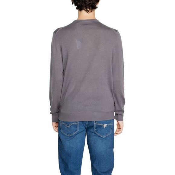 Armani Exchange Gray Wool Men's Sweatshirt